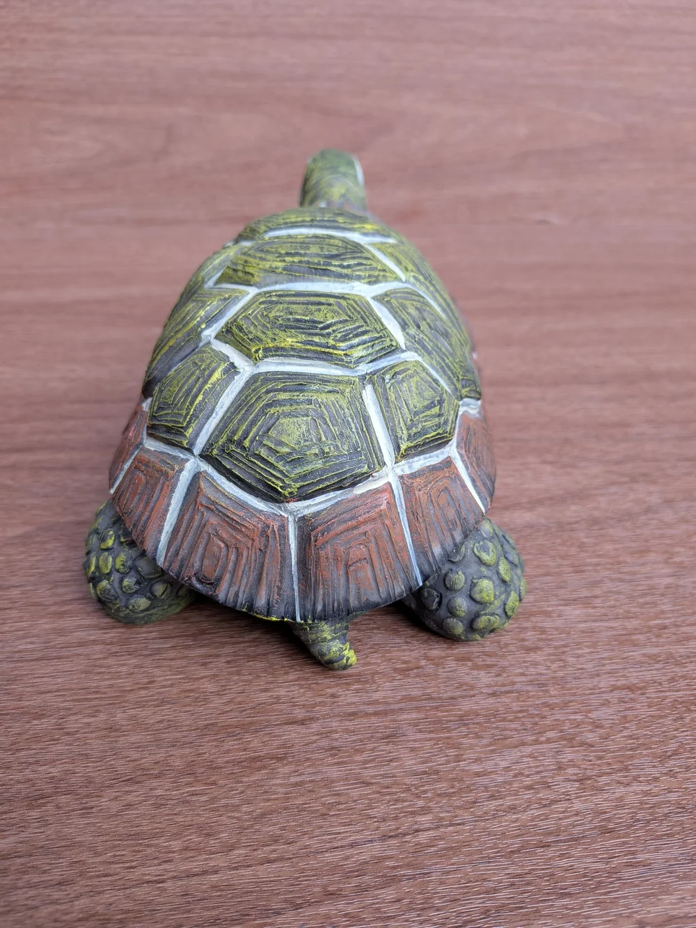 Realistic Turtle Figurine 8” Rustic Woodland Coastal Nature Cottage Decor